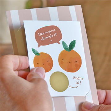 Carte recto-verso - portrait