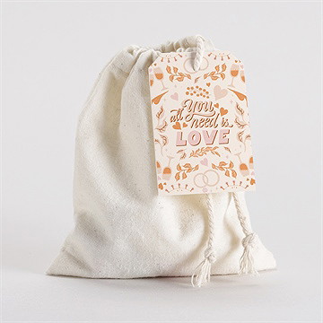 Pochon mariage  hippie