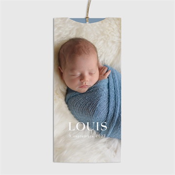 Faire-part naissance moderne et tendance pochette