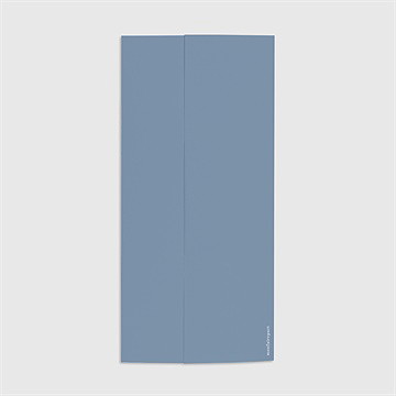 Faire-part naissance moderne et tendance pochette - Dos du faire-part