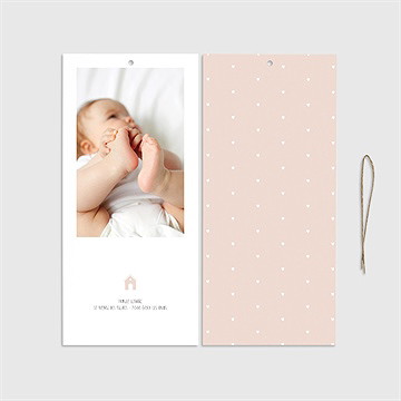 Faire-part naissance petit chéri pochette duo - Cartes intérieures verso