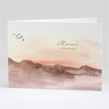 Carte pliée - paysage