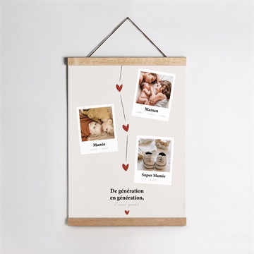 Affiche annonce grossesse en images