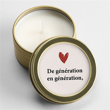 Bougie annonce grossesse en images or