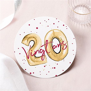 Invitation anniversaire ballon