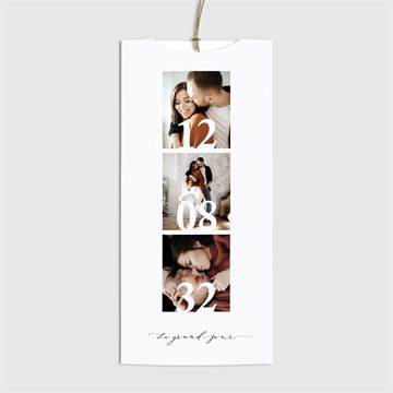 Faire-part mariage classique photo