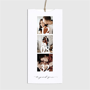 Faire-part mariage classique photo