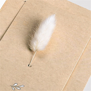 Faire-part de baptême frère et soeur - Vue zoomée