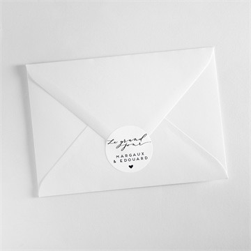 Sticker mariage classique photo