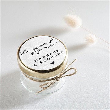 Sticker mariage classique photo - Mise en situation