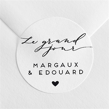 Sticker mariage classique photo - Mise en situation
