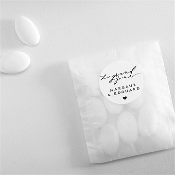 Sticker mariage classique photo - Mise en situation