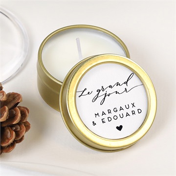 Bougie mariage classique photo