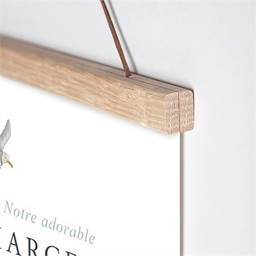 Affiche naissance mon amie la baleine - Détail de l'affiche