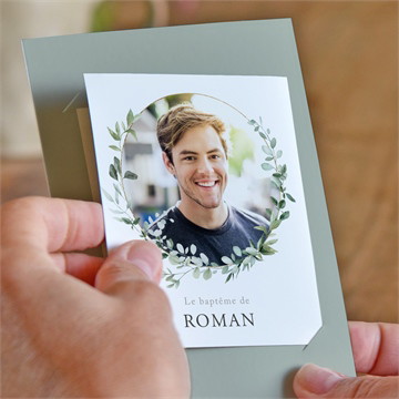 Carte recto-verso - portrait