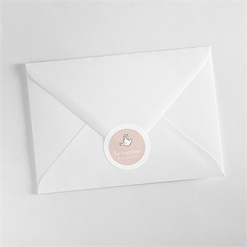 Sticker baptême petites soeurs - Mise en situation