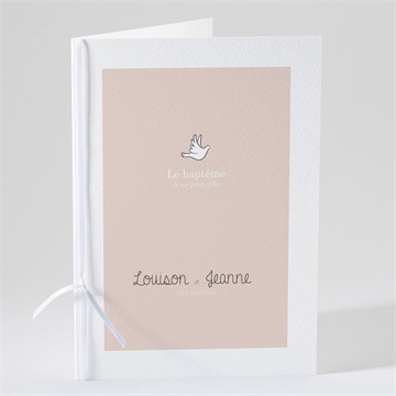Livret de messe baptême petites soeurs plié