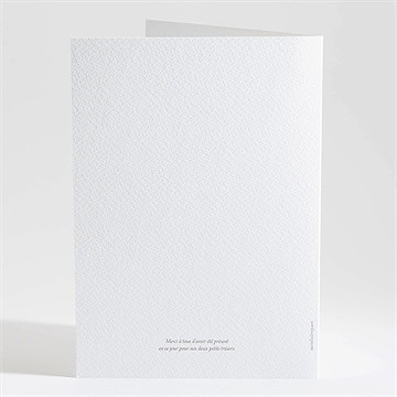 Livret de messe baptême petites soeurs - Dos du livret