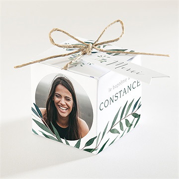 Boîte de dragées baptême adulte