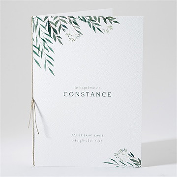 Livret de messe baptême adulte