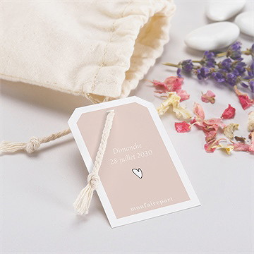 Pochon baptême petites soeurs - Mise en situation