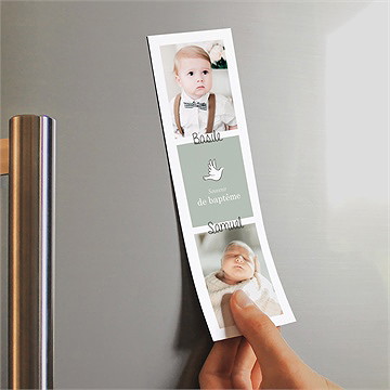 Signet baptême petits frères - Mise en situation