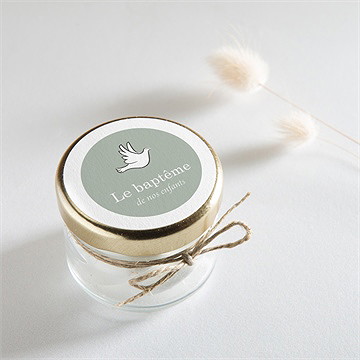 Sticker baptême petits frères - Mise en situation