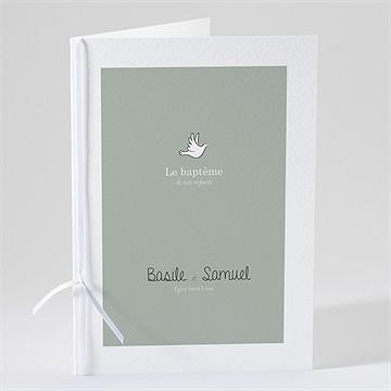 Livret de messe baptême petits frères