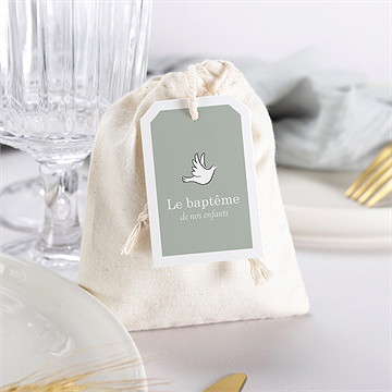 Pochon baptême petits frères