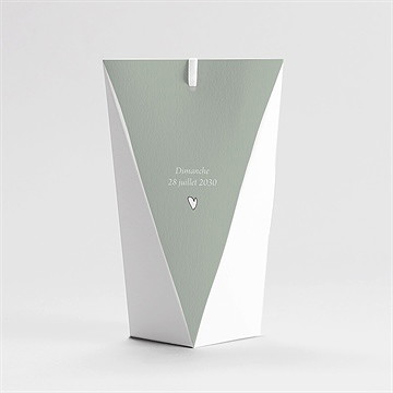 Boîte de dragées baptême petits frères étui - Dos de la boîte