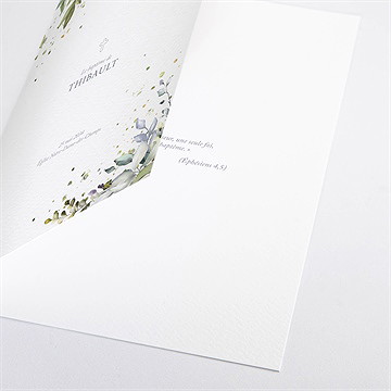 Livret de messe baptême adulte religieux - Détail du livret