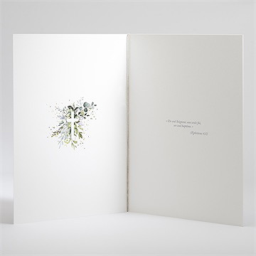 Livret de messe baptême adulte religieux - Intérieur du livret