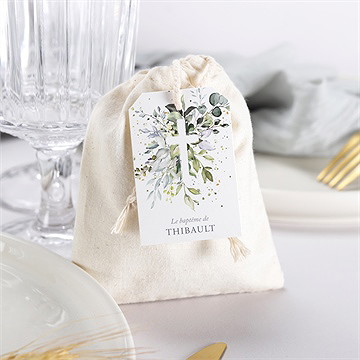 Pochon baptême adulte religieux - Mise en situation