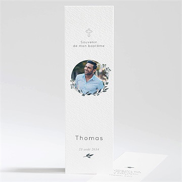 Signet baptême adulte eucalyptus