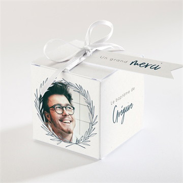 Boîte à dragées - cube