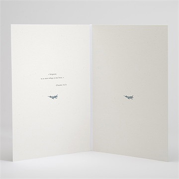 Livret de messe baptême couronne végétale adulte - Intérieur du livret