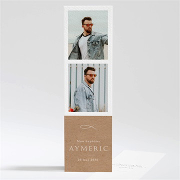 Signet baptême ichthus kraft adulte