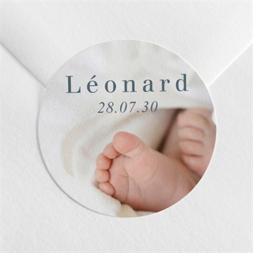 Sticker naissance jolis pictos