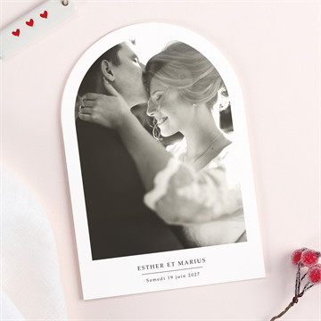 Remerciement mariage liés pour toujours arche