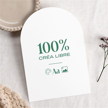 Carte pliée - portrait