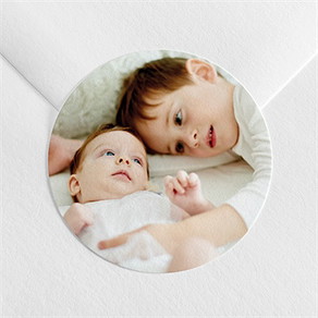 Sticker baptême frère et soeur