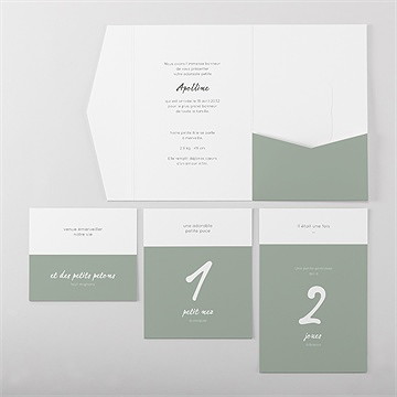 Faire-part naissance mon joli prénom pocketfold - Vue d'ensemble intérieur