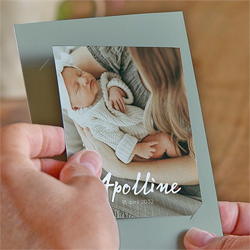 Faire-part naissance mon joli prénom duo - Mise en situation