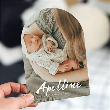 Faire-part naissance mon joli prénom arche