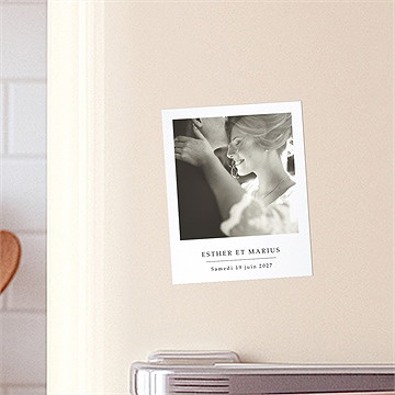 Remerciement mariage liés pour toujours plié duo - Mise en situation