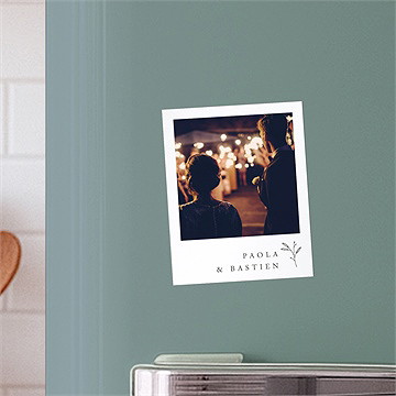 Remerciement mariage douce terracotta duo - Mise en situation