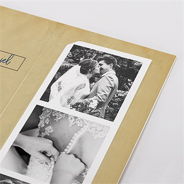 Remerciement mariage notre télégramme photomaton - Détail du remerciement