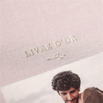 Livre d’or personnalisé photo - Mise en situation