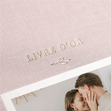 Livre d’or avec photo - Mise en situation