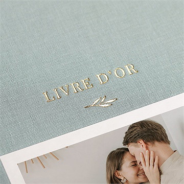 Livre d’or champêtre original - Mise en situation